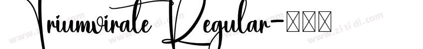 Triumvirate Regular字体转换 Triumvirate Regular字体转换